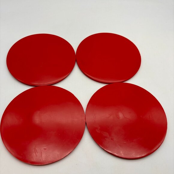 NFL Tampa Bay Buccaneers Football Flag Logo Set of Four Plastic Cup Coasters - Picture 9 of 11